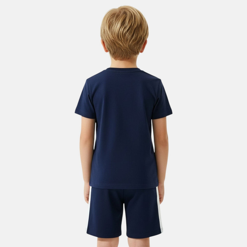 Pack De 2 T-Shirts Et Short Ellesse Garcon - Marine