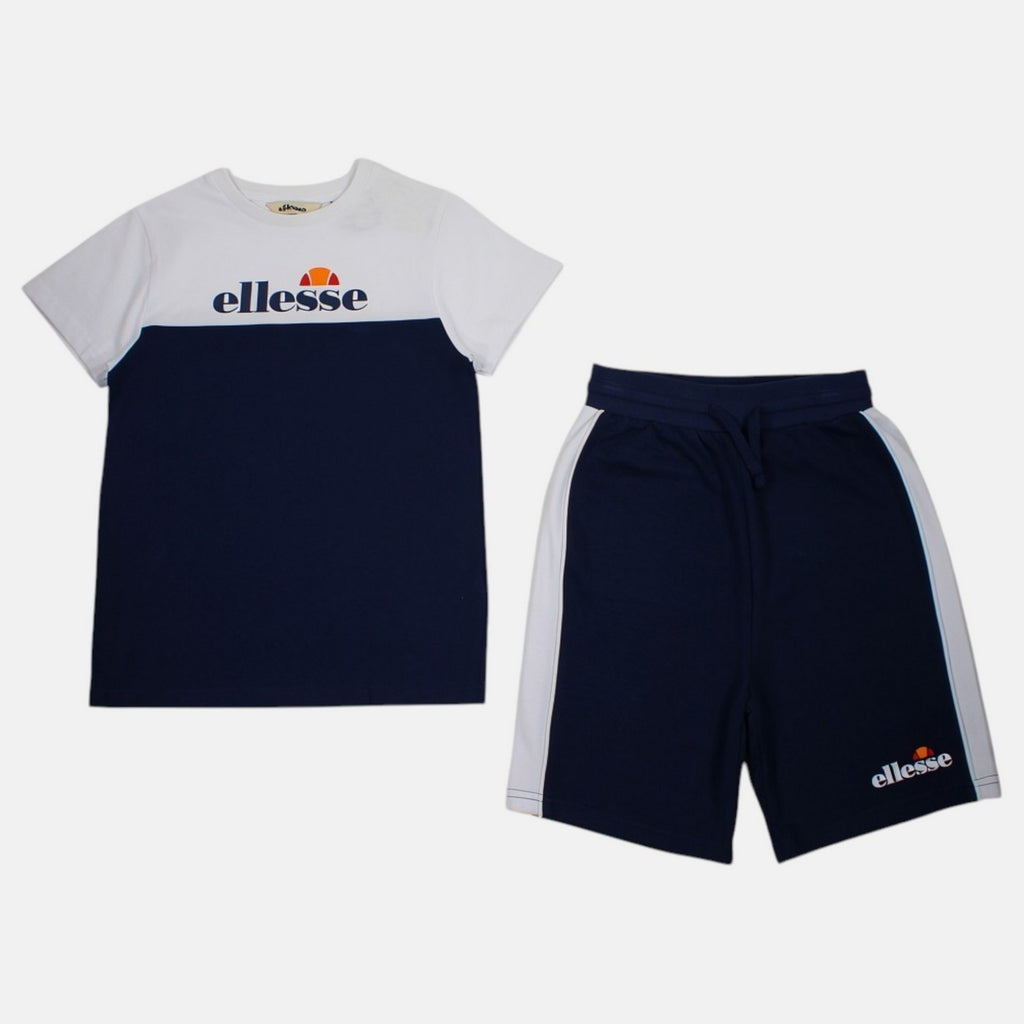 Pack De 2 T-Shirts Et Short Ellesse Garcon - Marine