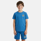 Pack of 2 Ellesse Boys' T-Shirts and Shorts - Blue/Navy