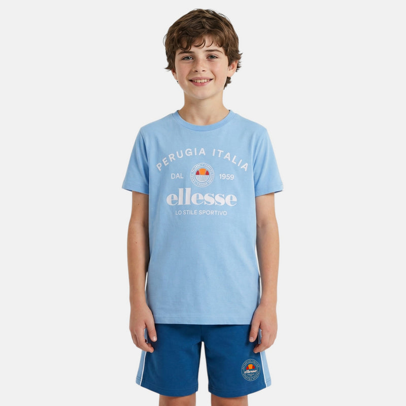 Pack De 2 T-Shirts Et Short Ellesse Garcon - Bleu/Marine