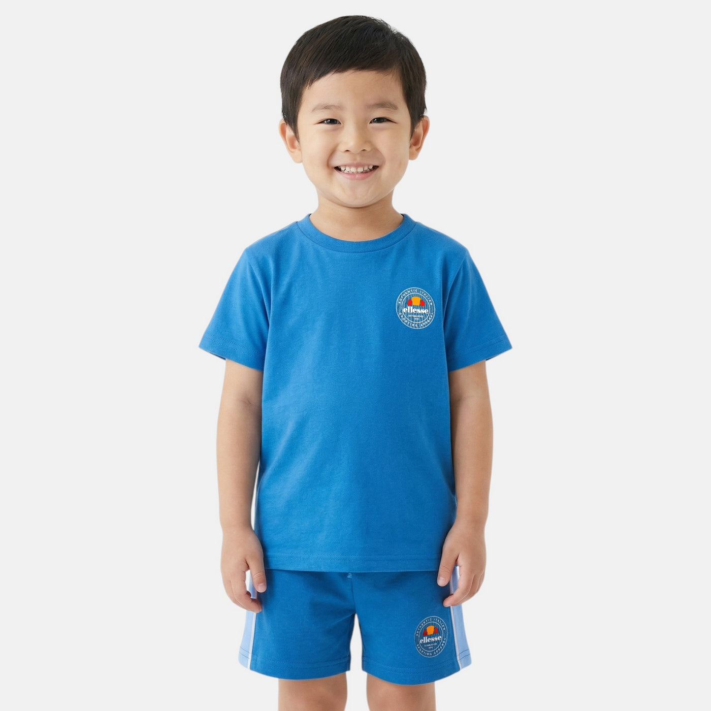 Pack De 2 T-Shirts Et Short Ellesse Garcon - Bleu/Marine