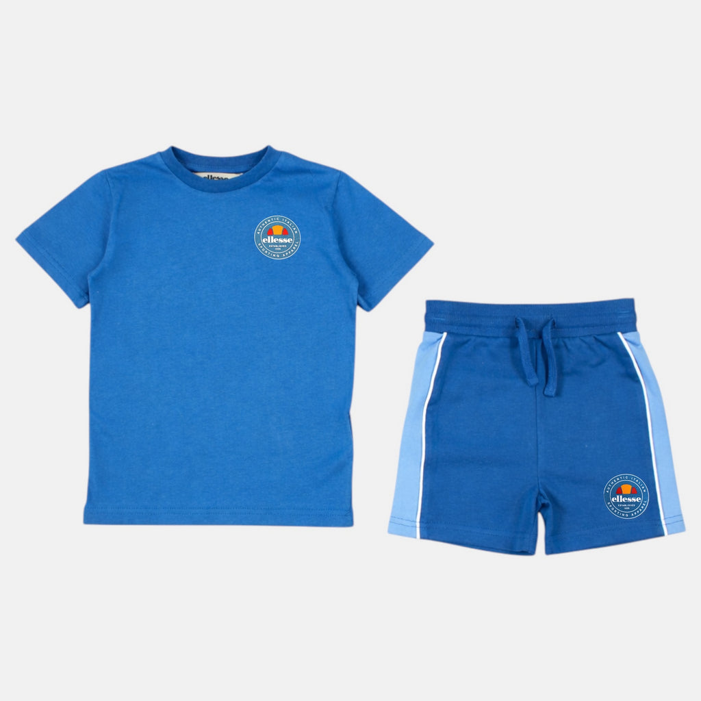 Pack De 2 T-Shirts Et Short Ellesse Garcon - Bleu/Marine