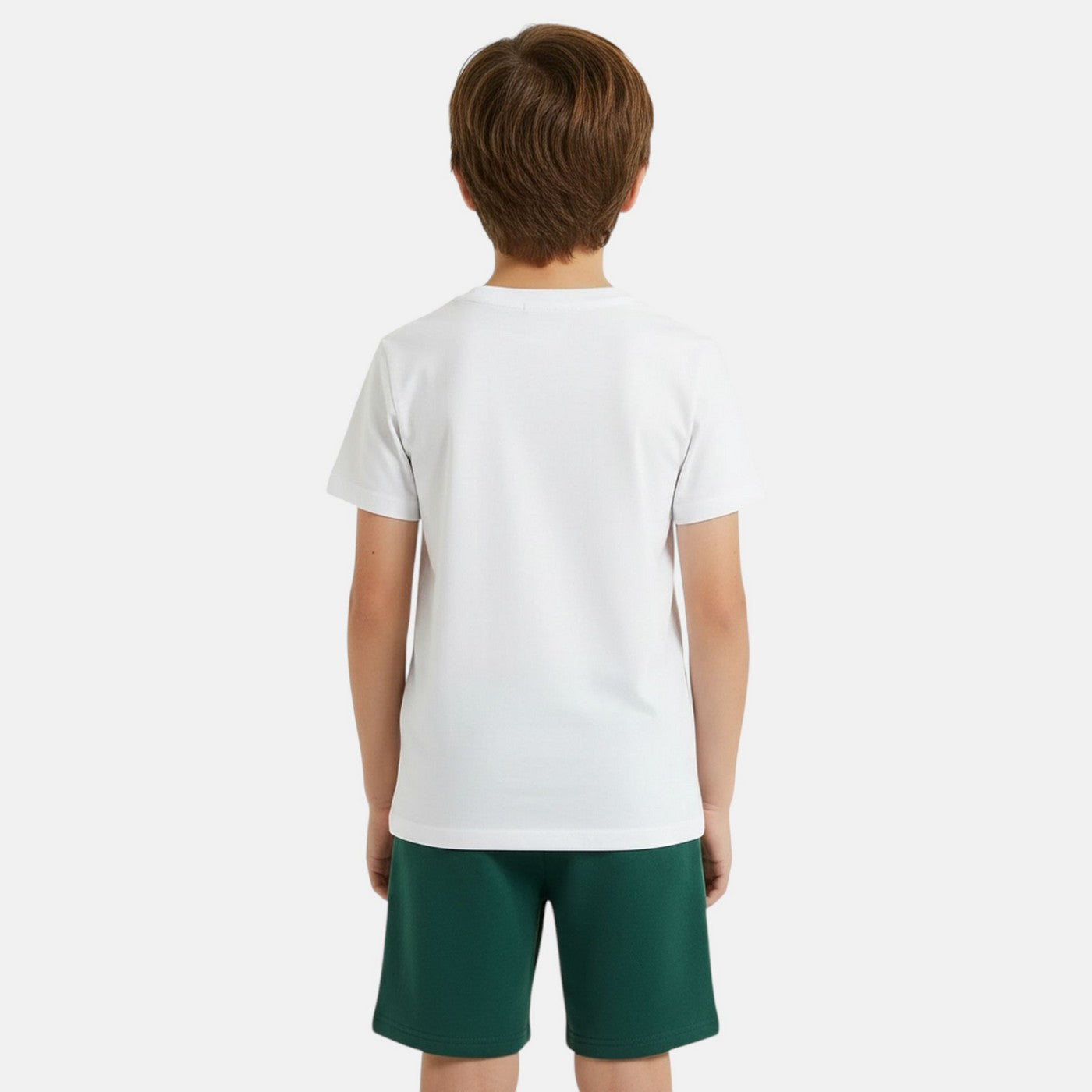 Pack De 2 T-Shirts Et Short Ellesse Garcon - Blanc/Vert