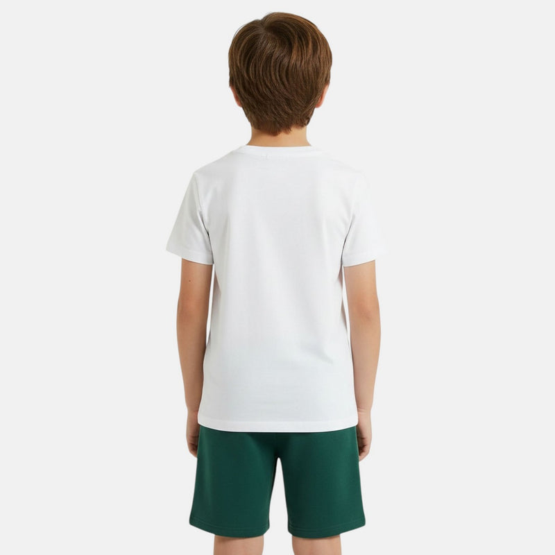 Pack De 2 T-Shirts Et Short Ellesse Garcon - Blanc/Vert