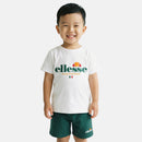 Pack De 2 T-Shirts Et Short Ellesse Garcon - Blanc/Vert