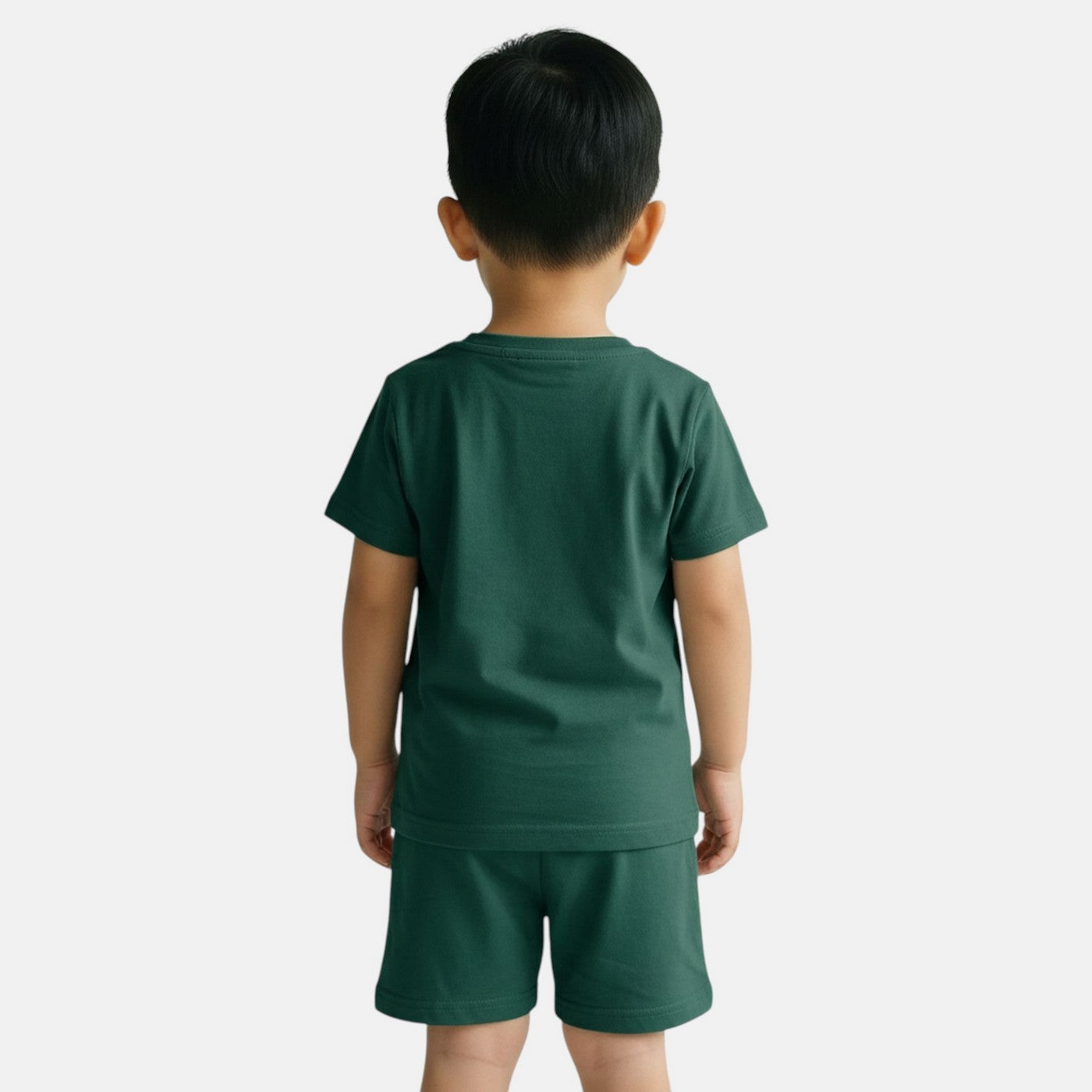 Pack of 2 Ellesse Boys' T-Shirts and Shorts - White/Green