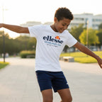 Pack de 2 Camisetas y Pantalones Cortos Ellesse Niño Azul/Azul Marino
