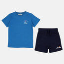 Pack De 2 T-Shirts Et Short Ellesse Garcon - Bleu/Marine