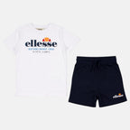 Pack de 2 Camisetas y Pantalones Cortos Ellesse Niño Azul/Azul Marino