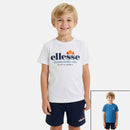 Pack De 2 T-Shirts Et Short Ellesse Garcon - Blanc/Marine
