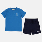 Pack De 2 T-Shirts Et Short Ellesse Garcon - Blanc/Marine