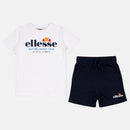 Pack De 2 T-Shirts Et Short Ellesse Garcon - Blanc/Marine