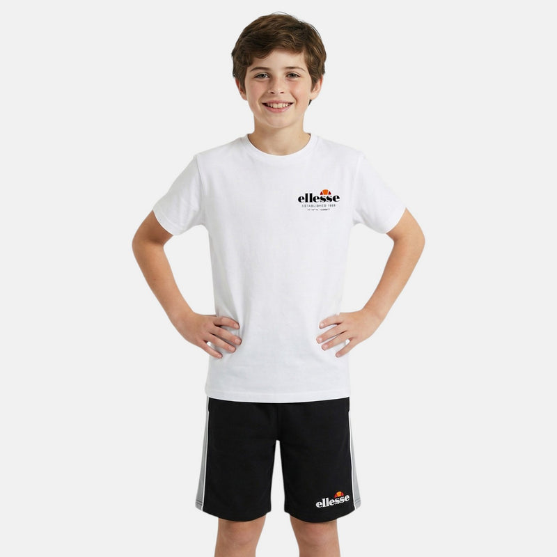 Pack De 2 T-Shirts Et Short Ellesse Garcon - Gris/Blanc