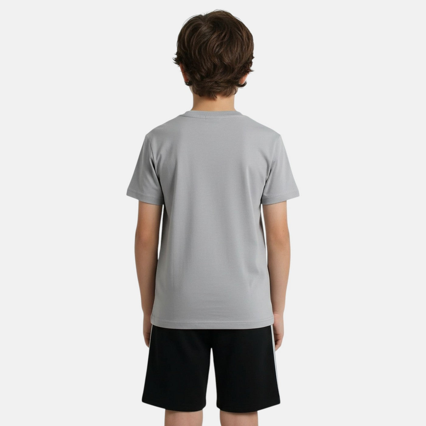 Pack de 2 Camisetas y Pantalones Cortos Ellesse Niño Gris/Blanco