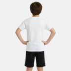 Pack de 2 Camisetas y Pantalones Cortos Ellesse Niño Gris/Blanco