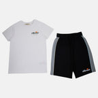 Pack de 2 Camisetas y Pantalones Cortos Ellesse Niño Gris/Blanco