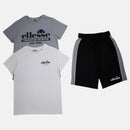 Pack De 2 T-Shirts Et Short Ellesse Garcon - Gris/Blanc