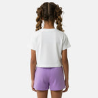 Pack Of 2 Ellesse Girls' T-Shirts And Shorts - Purple/White