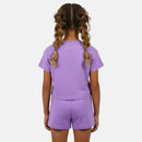 Pack De 2 T-Shirts Et Short Ellesse Fille - Violet/Blanc