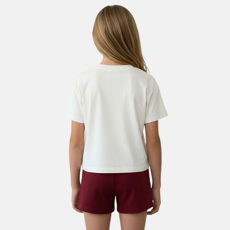 Pack De 2 T-Shirts Et Short Ellesse Fille - Rose/Blanc