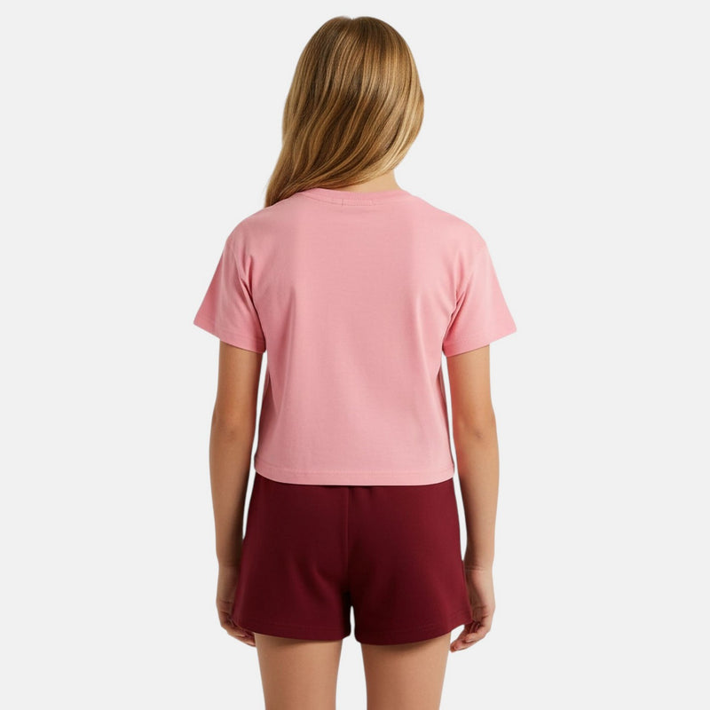 Pack De 2 T-Shirts Et Short Ellesse Fille - Rose/Blanc