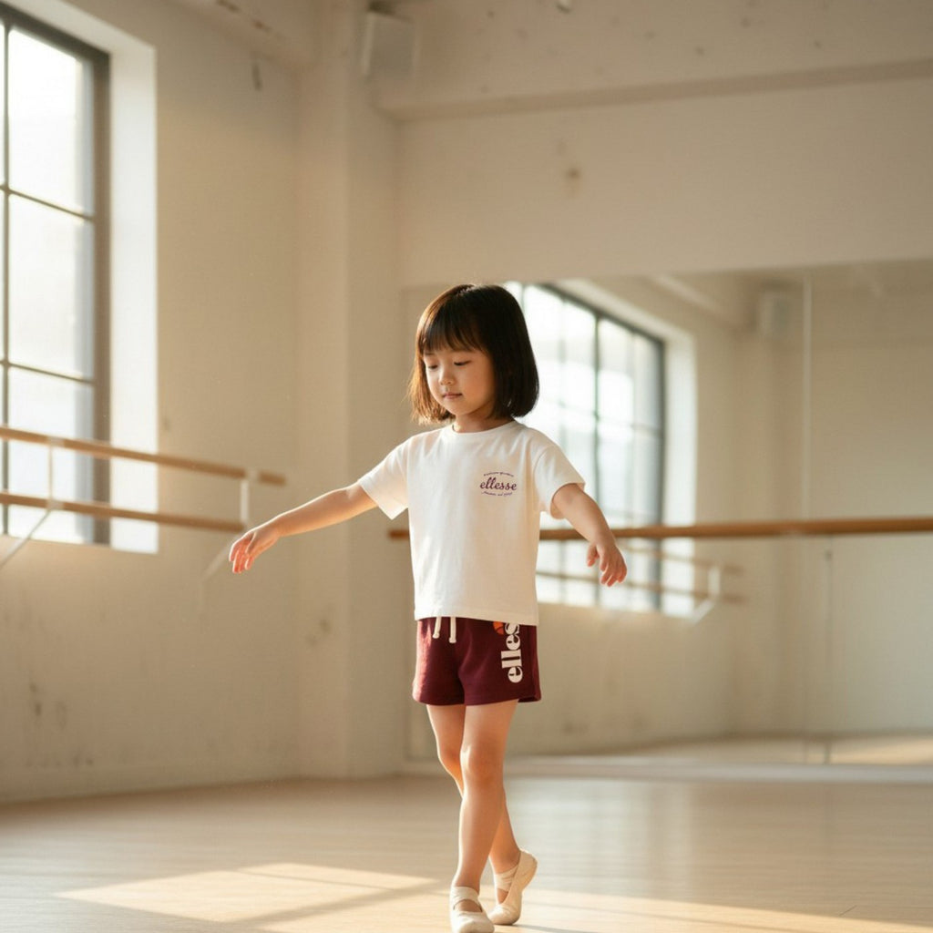 Pack De 2 T-Shirts Et Short Ellesse Fille - Rose/Blanc
