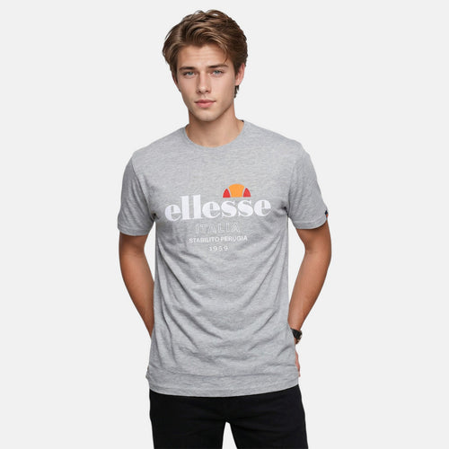 T-Shirt Manches Courtes Ellesse Homme - Gris