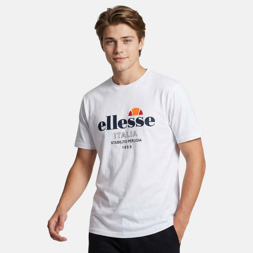 T-Shirt Manches Courtes Ellesse Homme - Blanc