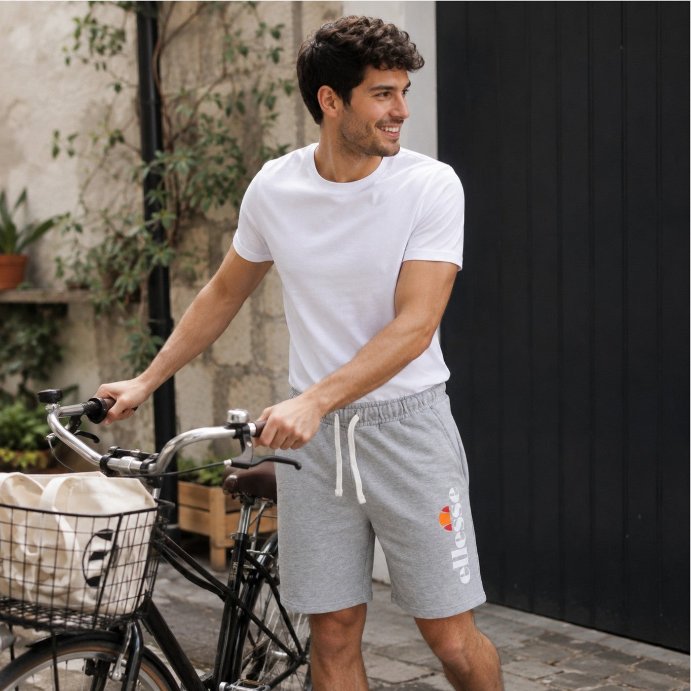 Short Ellesse Homme - Gris