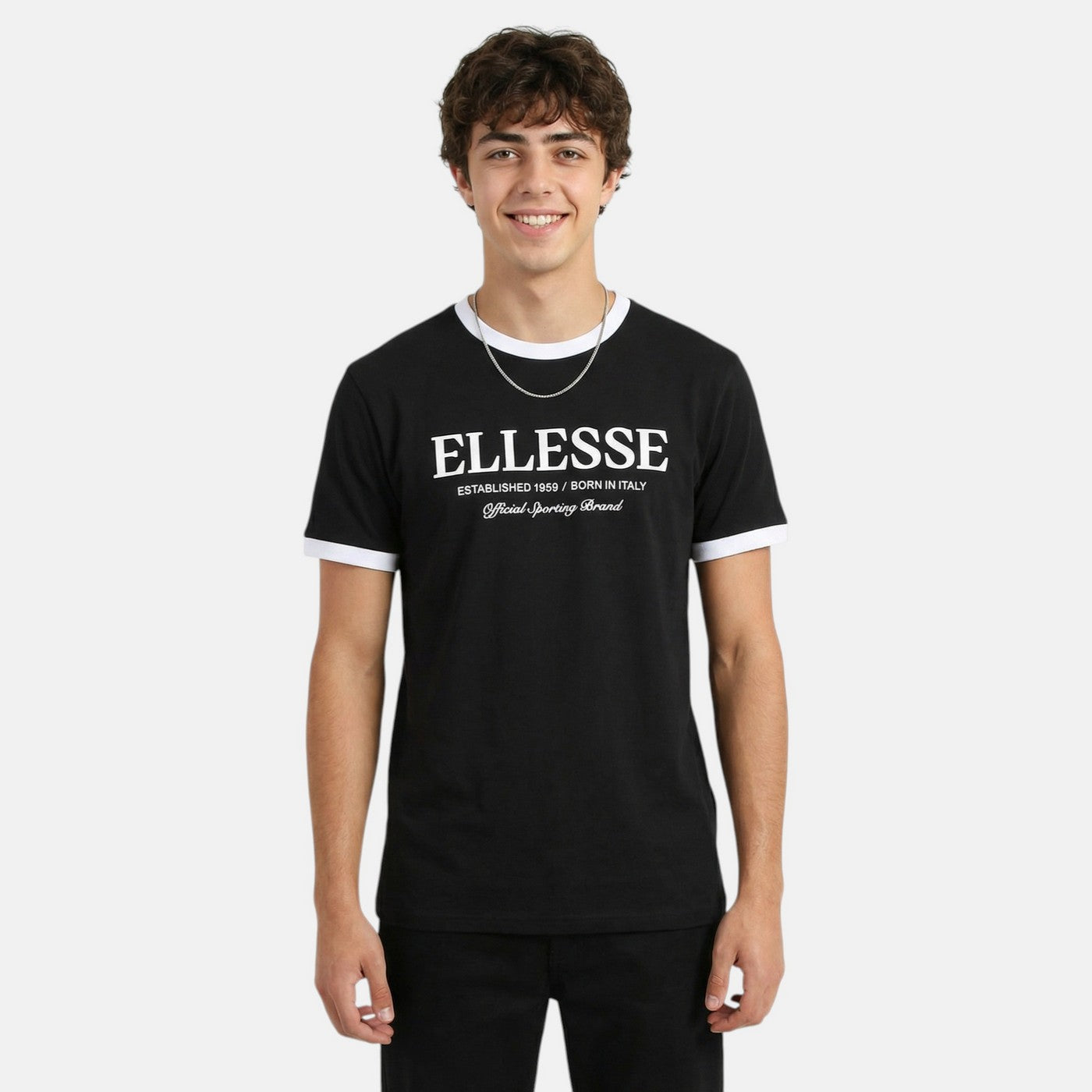 Camiseta de manga corta Ellesse Hombre - Negro