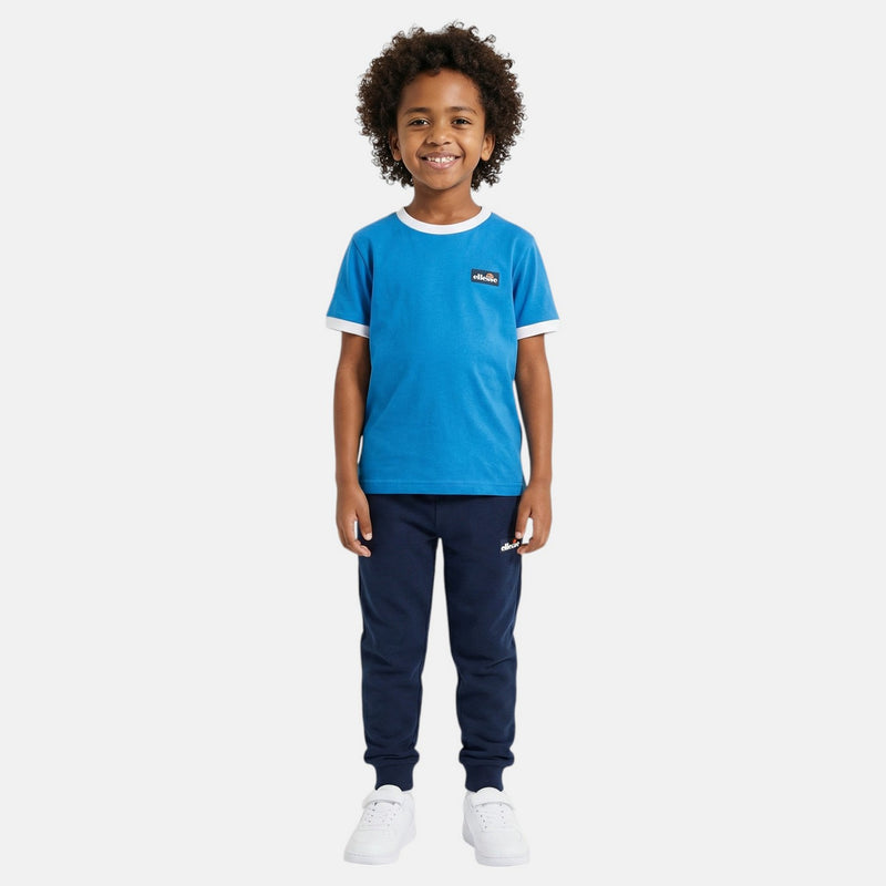 Pack De 2 T-Shirts Et Pantalon De Jogging Ellesse Garcon - Bleu/Marine