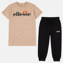 Pack De 2 T-Shirts Et Pantalon De Jogging Ellesse Garcon - Noir/Beige