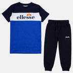 Pack De 2 T-Shirts Et Pantalon De Jogging Ellesse Garcon - Blanc/Marine