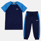 Pack De 2 T-Shirts Et Pantalon De Jogging Ellesse Garcon - Blanc/Marine