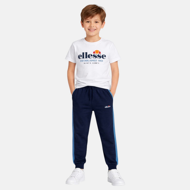 Pack De 2 T-Shirts Et Pantalon De Jogging Ellesse Garcon - Marine/Blanc