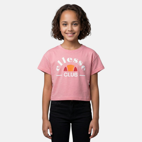T-Shirt Manches Courtes Ellesse Fille - Rose