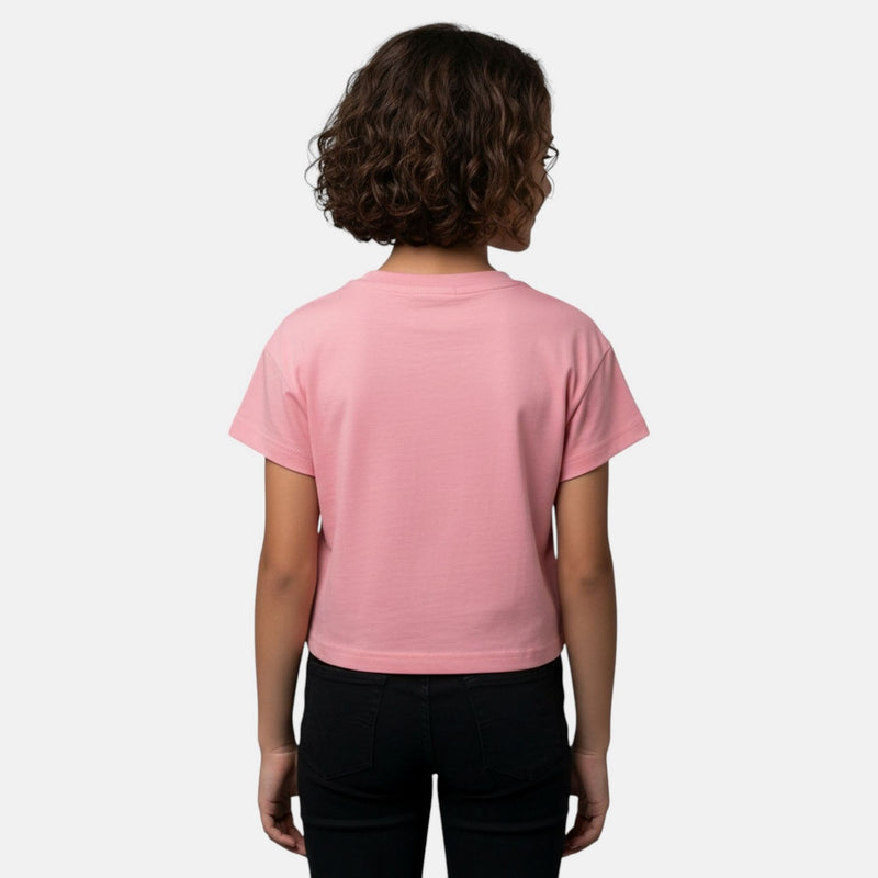 T-Shirt Manches Courtes Ellesse Fille - Rose