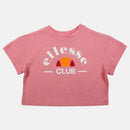T-Shirt Manches Courtes Ellesse Fille - Rose