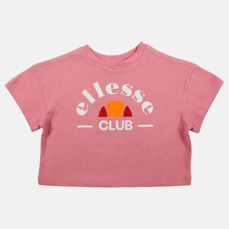 T-Shirt Manches Courtes Ellesse Fille - Rose