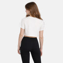 T-Shirt Manches Courtes Ellesse Fille - Blanc