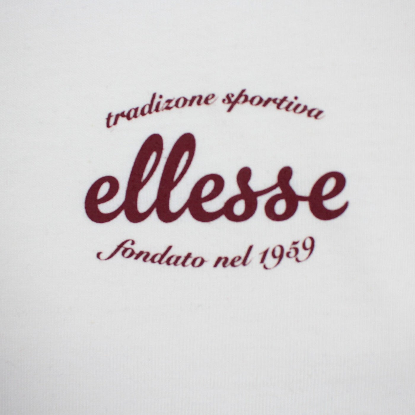 T-Shirt Manches Courtes Ellesse Fille - Blanc