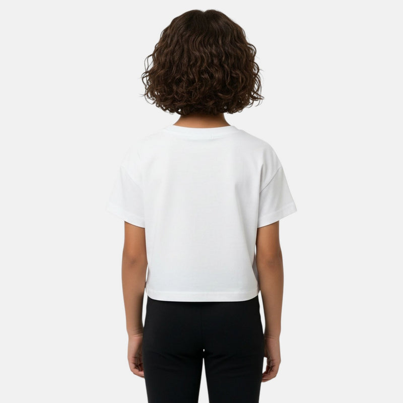 T-Shirt Manches Courtes Ellesse Fille - Blanc