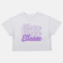T-Shirt Manches Courtes Ellesse Fille - Blanc