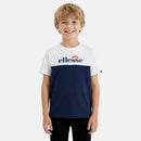 T-Shirt Manches Courtes Ellesse Garcon - Blanc