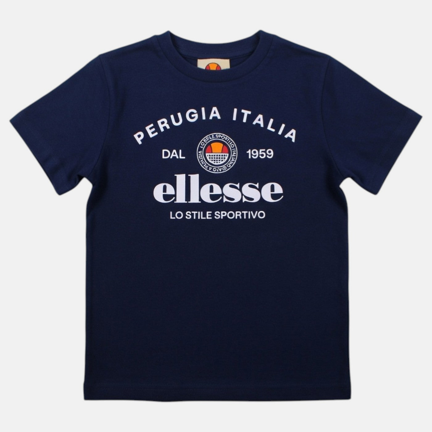 T-Shirt Manches Courtes Ellesse Garcon - Marine