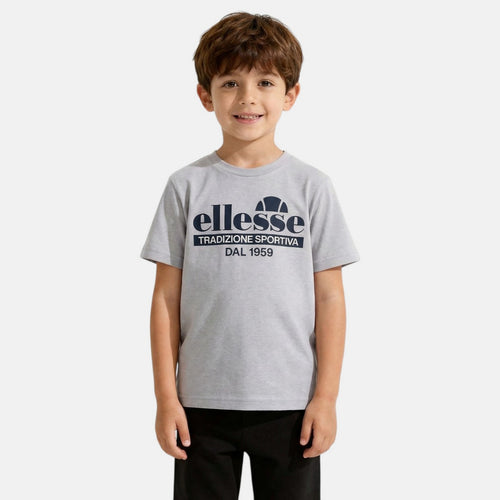 T-Shirt Manches Courtes Ellesse Garcon - Gris
