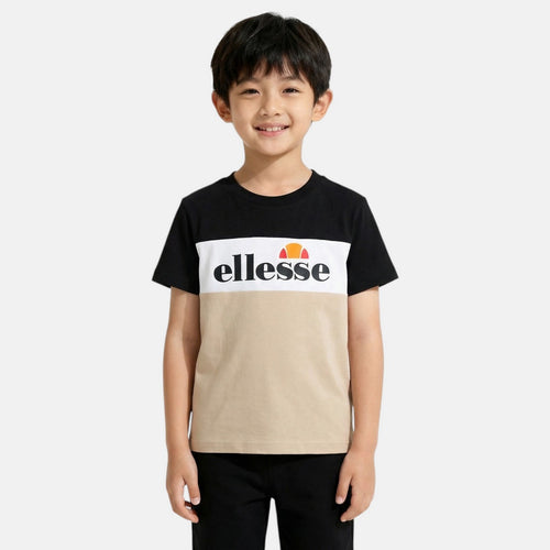 T-Shirt Manches Courtes Ellesse Garcon - Noir