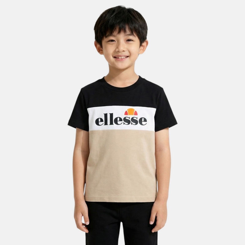 T-Shirt Manches Courtes Ellesse Garcon - Noir