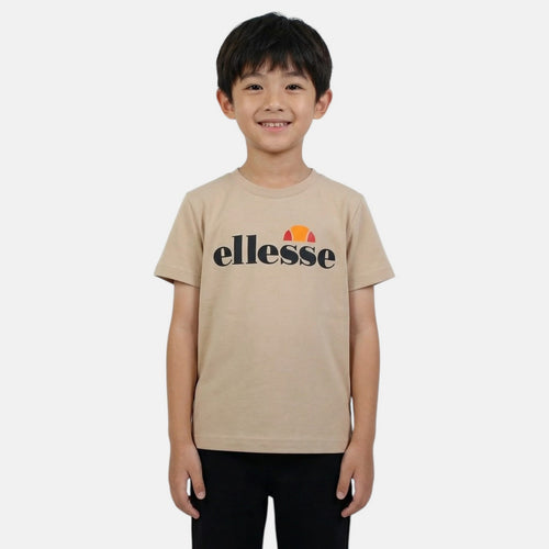 T-Shirt Manches Courtes Ellesse Garcon - Beige