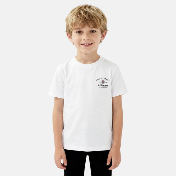 Camiseta de manga corta Ellesse Niño - Blanco